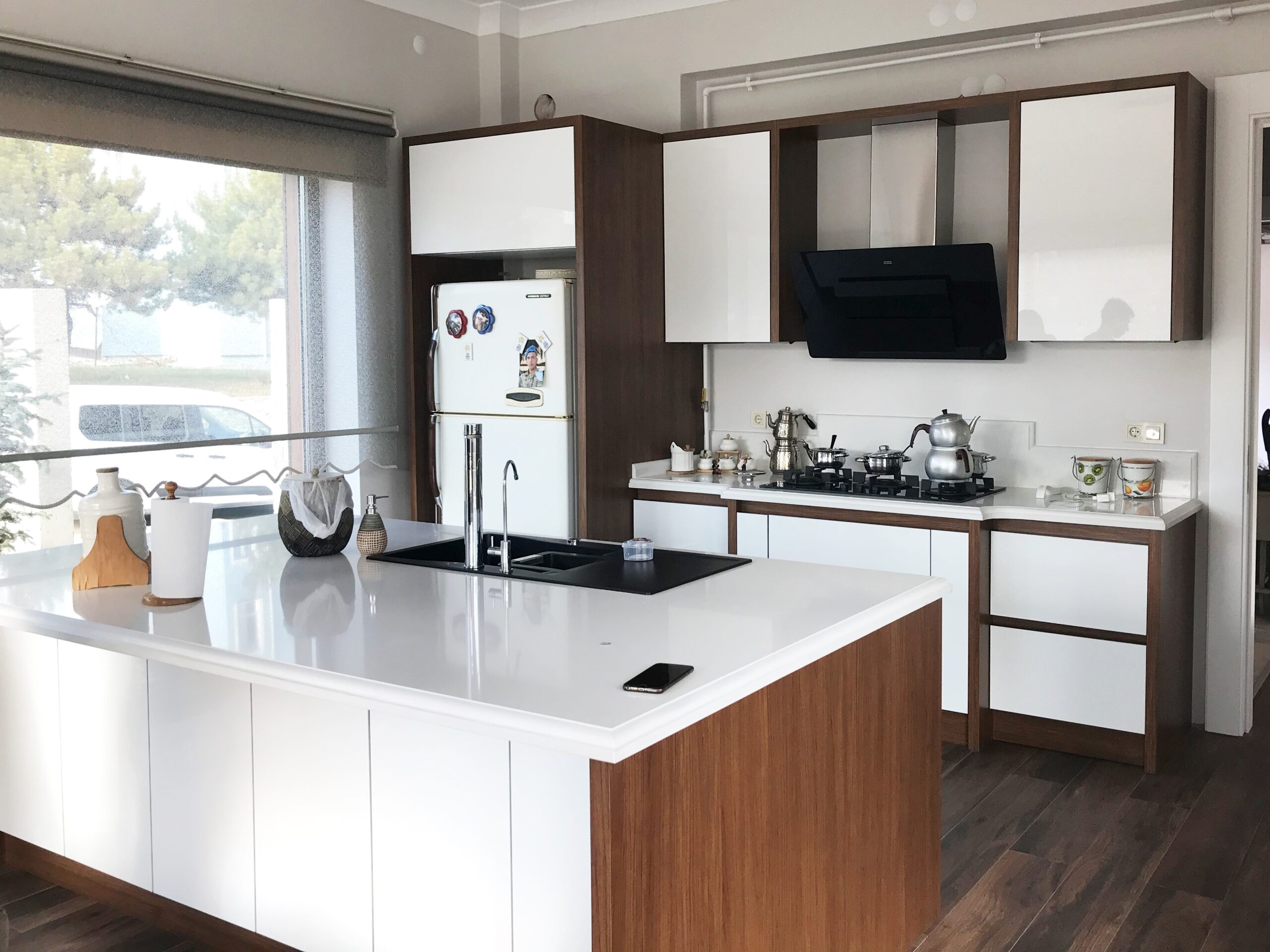 Ankara Modern Akrilik Mutfak Dolabı Ada Mutfak Ankara Modern Akrilik Mutfak Dolabı Ada Mutfak