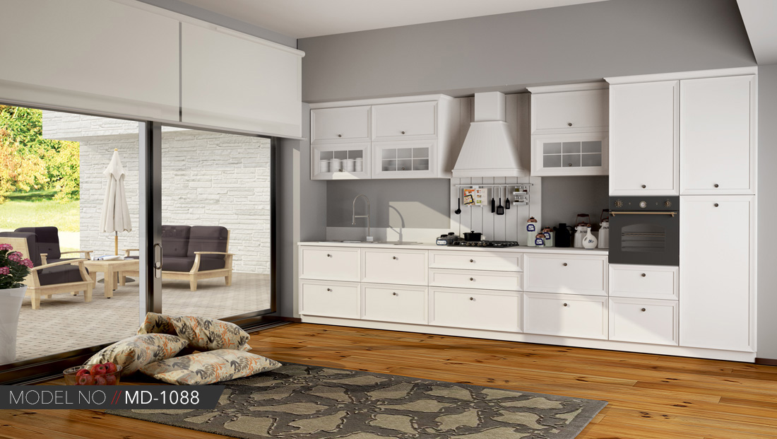 Country Lake Beyaz Mutfak Dolabı Modeli Country Lake Beyaz Mutfak Dolabı Ankara